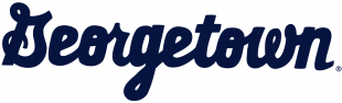 Georgetown Hoyas 2000-Pres Wordmark Logo 01 (2) Print Decal