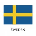 Sweden flag logo Iron On Transfer