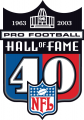 National Football League 2003 Anniversary Logo Print Decal