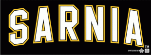 Sarnia Sting 2010 11-Pres Alternate Logo Print Decal