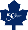Toronto Maple Leafs 1976 77 Anniversary Logo Print Decal