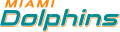 Miami Dolphins 2013-Pres Wordmark Logo 04 Print Decal