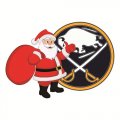 Buffalo Sabres Santa Claus Logo Iron On Transfer