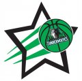 Minnesota Timberwolves Basketball Goal Star logo Print Decal