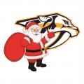 Nashville Predators Santa Claus Logo Iron On Transfer