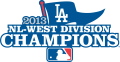 Los Angeles Dodgers 2013 Champion Logo 02 Print Decal