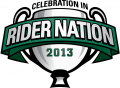 Saskatchewan Roughriders 2013 Champion Logo Iron On Transfer
