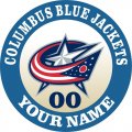 Columbus Blue Jackets Customized Logo Iron On Transfer