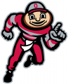 Ohio State Buckeyes 2003-Pres Mascot Logo 01 Print Decal