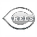 Cincinnati Reds Silver Logo Iron On Transfer