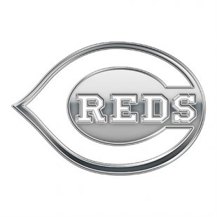 Cincinnati Reds Silver Logo Print Decal