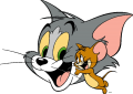 Tom and Jerry Logo 26 Iron On Transfer