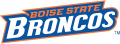 Boise State Broncos 2002-2012 Wordmark Logo Print Decal