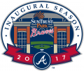 Atlanta Braves 2017 Stadium Logo Print Decal