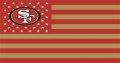 San Francisco 49ers Flag001 logo Iron On Transfer