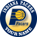 Indiana Pacers Customized Logo Print Decal