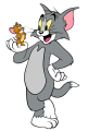 Tom and Jerry Logo 23 Print Decal