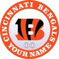 Cincinnati Bengals Customized Logo Iron On Transfer