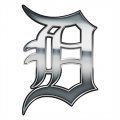 Detroit Tigers Silver Logo Iron On Transfer