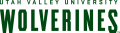 Utah Valley Wolverines 2012-Pres Wordmark Logo Iron On Transfer