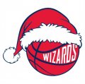 Washington Wizards Basketball Christmas hat logo Print Decal