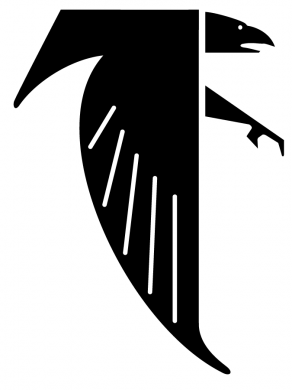 Atlanta Falcons 1966-1989 Primary Logo Print Decal