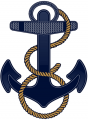 Navy Midshipmen 2012-Pres Alternate Logo Print Decal