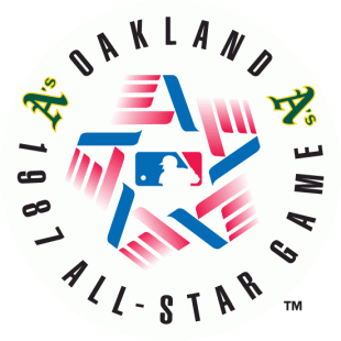 MLB All-Star Game 1987 Logo Print Decal