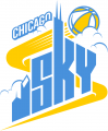 Chicago Sky 2006-2018 Primary Logo Iron On Transfer