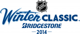 NHL Winter Classic 2013-2014 Wordmark 02 Logo Print Decal