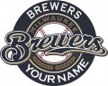 Milwaukee Brewers Customized Logo Iron On Transfer