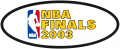 NBA Finals 2002-2003 Logo Print Decal