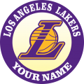 Los Angeles Lakers Customized Logo Print Decal