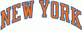 New York Knicks 1998-1999 Pres Wordmark Logo Print Decal