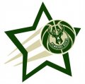 Milwaukee Bucks Basketball Goal Star logo Print Decal