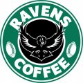 Baltimore Ravens starbucks coffee logo Print Decal