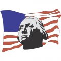 American Logo 15 Print Decal