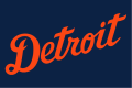 Detroit Tigers 2003-2006 Jersey Logo Print Decal