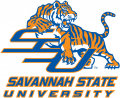 Savannah State Tigers 2012-Pres Primary Logo Print Decal