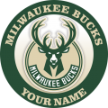 Milwaukee Bucks Customized Logo Iron On Transfer