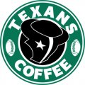 Houston Texans starbucks coffee logo Iron On Transfer