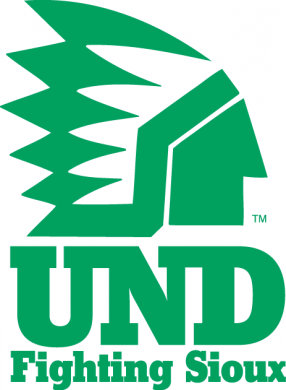 North Dakota Fighting Hawks 1976-1999 Alternate Logo 01 Print Decal