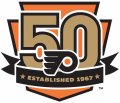 Philadelphia Flyers 2016 17 Anniversary Logo Print Decal