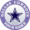 Dallas Cowboys Customized Logo Iron On Transfer