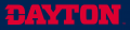 Dayton Flyers 2014-Pres Wordmark Logo 07 Print Decal