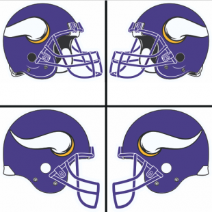 Minnesota Vikings Helmet Logo Iron On Transfer