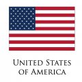 United States of America flag logo Print Decal