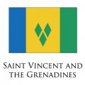 Saint Vincent and The Grenadines flag logo Print Decal