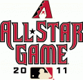 MLB All-Star Game 2011 Wordmark Logo Iron On Transfer