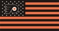 Philadelphia Flyers Flag001 logo Print Decal